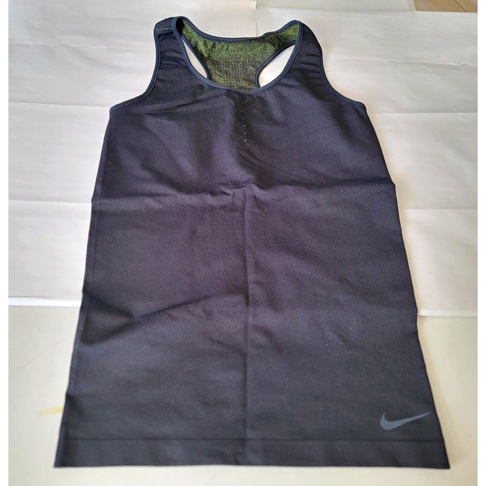 Nike Pro Dri-FIT Women's Black Racerback Athletic Tank Top Size M